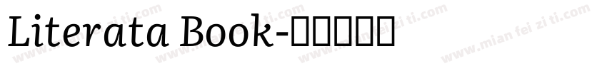 Literata Book字体转换